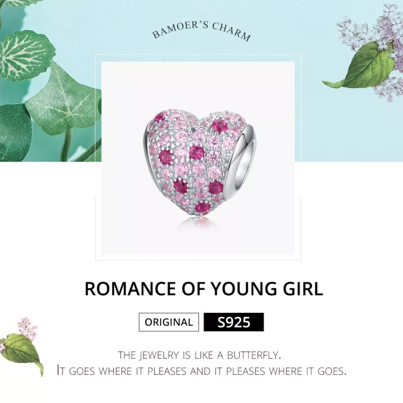 (resim) Pandora tarzı Genç Kızın Romantizmi Charm - BSC118 - Görüntüle 6