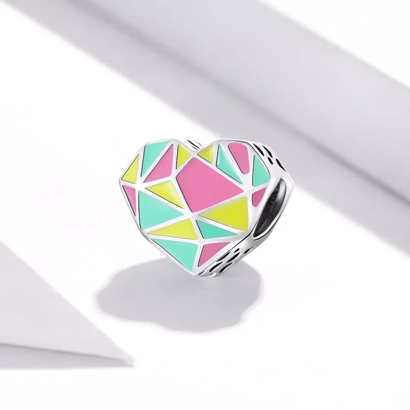 (resim) Pandora tarzı Geometrik Desenler Charm - SCC1761 - Görüntüle 2