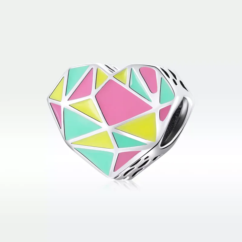 (resim) Pandora tarzı Geometrik Desenler Charm - SCC1761 - Görüntüle 5