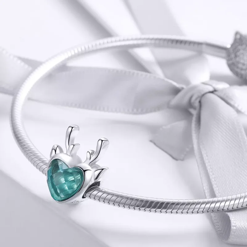 (resim) Pandora tarzı geyik Charm - SCC1022 - Görüntüle 3