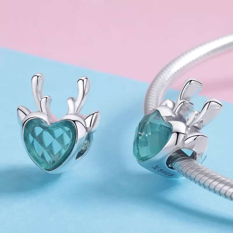 (resim) Pandora tarzı geyik Charm - SCC1022 - Görüntüle 4