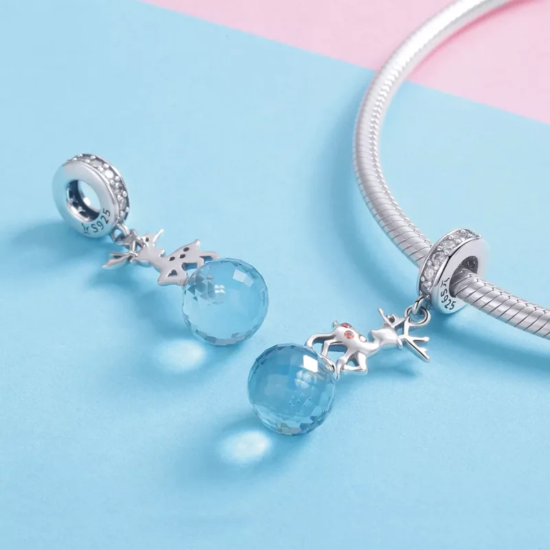 (resim) Pandora tarzı geyik Sallantılı Charm - SCC1010 - Görüntüle 4