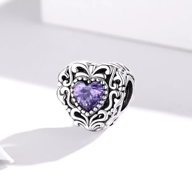 (resim) Pandora Tarzı Gizemli Kalp Charm - SCC1929 - Görüntüle 2