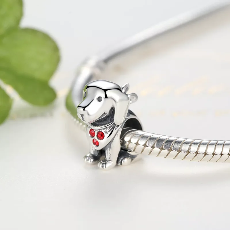 (resim) Pandora tarzı Golden Retriever Charm - SCC016 - Görüntüle 5