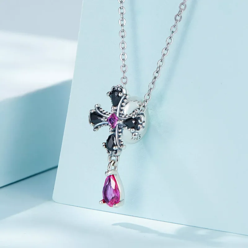 (resim) Pandora Tarzı Gotik Haç Spacer Charm - SCC2381 - Görüntüle 2