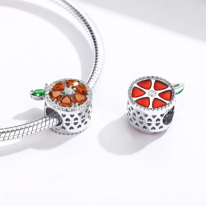 (resim) Pandora tarzı Greyfurt Charm - SCC1277 - Görüntüle 4