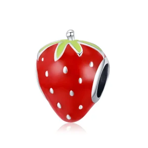 Pandora tarzı güzel çilek Charm - SCC1839 (resim) Pandora tarzı güzel çilek Charm - SCC1839