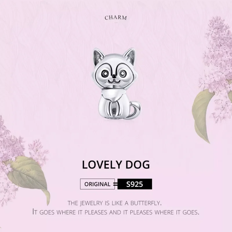 (resim) Pandora tarzı Güzel köpek Charm - SCC1829 - Görüntüle 6