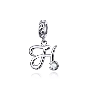 (resim) Pandora tarzı H harfi Sallantılı Charm - SCC1183-H