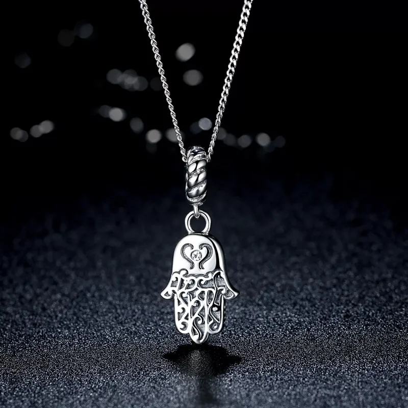 (resim) Pandora tarzı hamsa eli Sallantılı Charm - SCC031 - Görüntüle 7