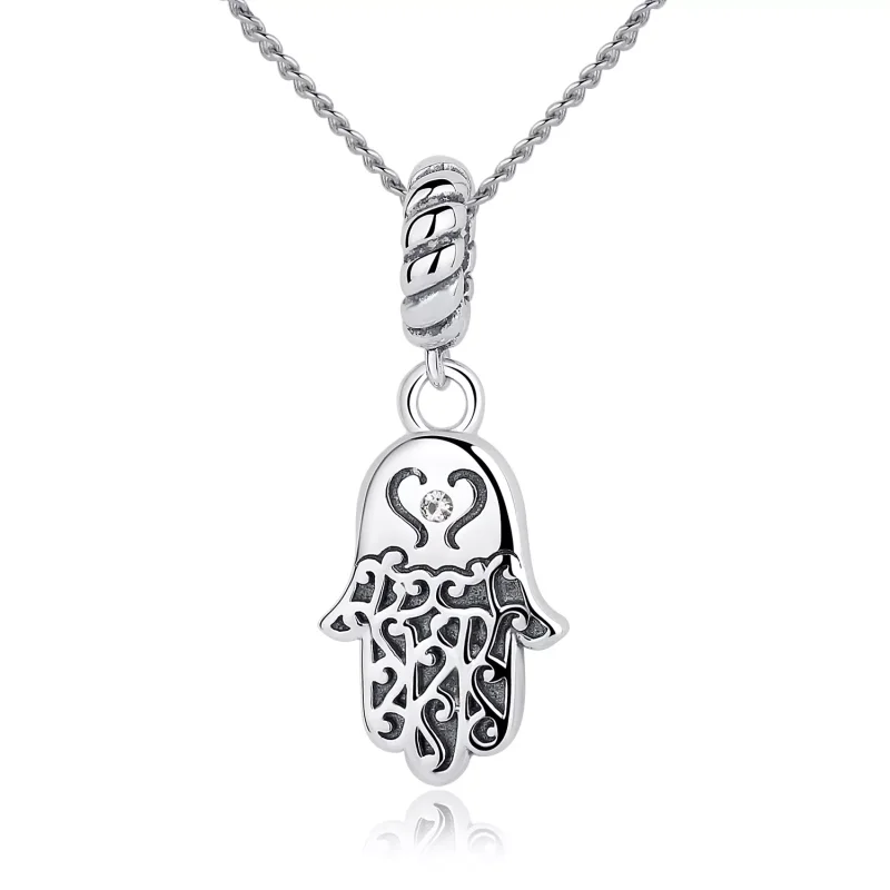 (resim) Pandora tarzı hamsa eli Sallantılı Charm - SCC031 - Görüntüle 8