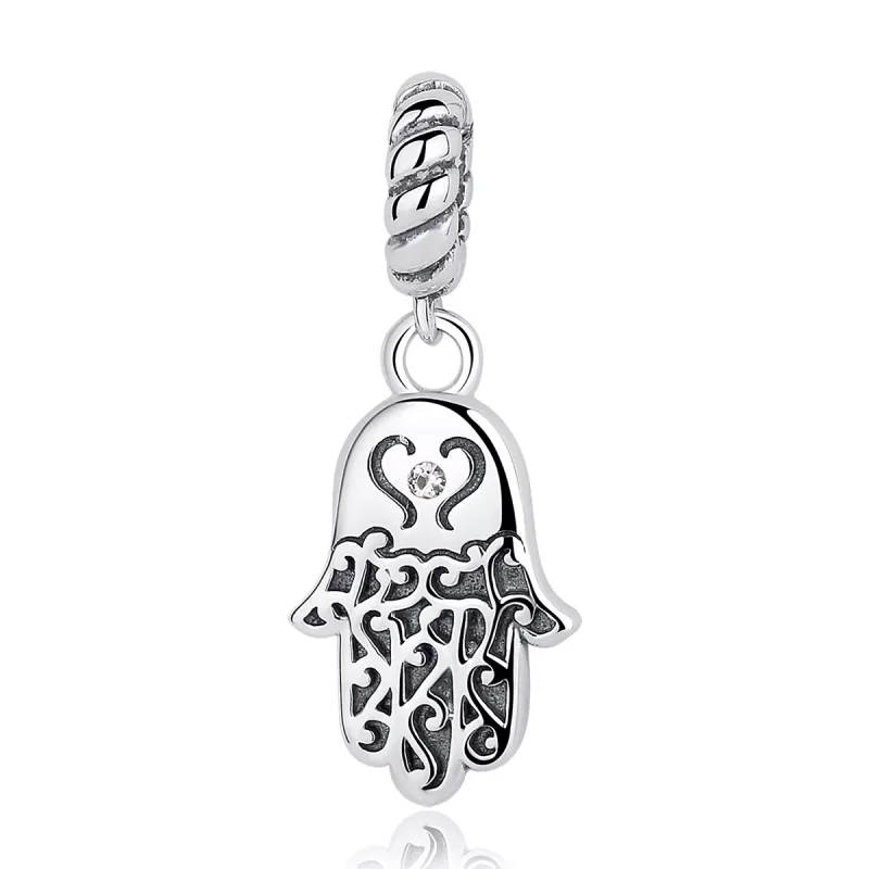 (resim) Pandora tarzı hamsa eli Sallantılı Charm - SCC031 - Görüntüle 9