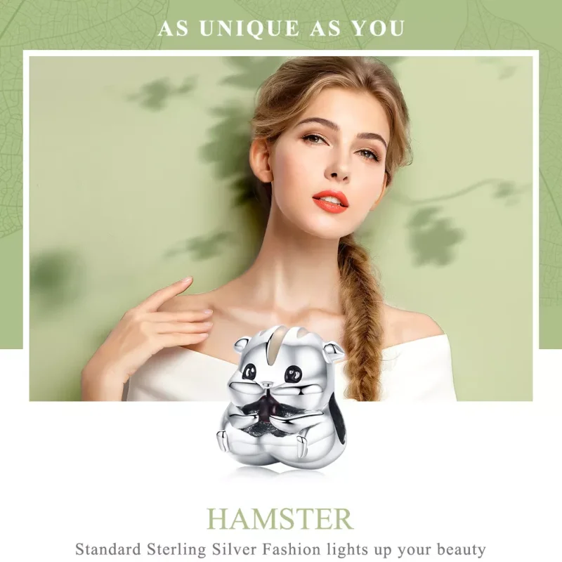 (resim) Pandora tarzı Hamster Charm - SCC1133 - Görüntüle 2