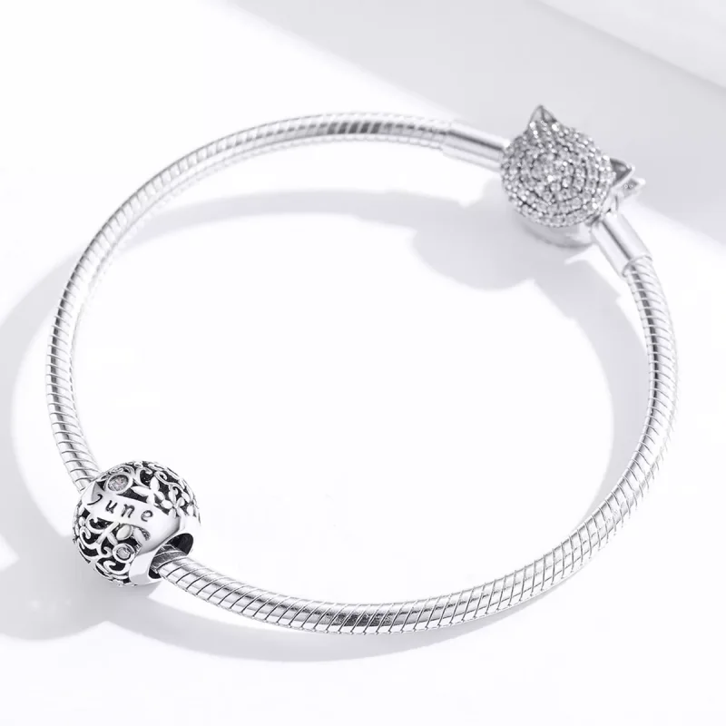 (resim) Pandora tarzı Haziran Doğum Taşı Charm - SCC1385-6 - Görüntüle 2
