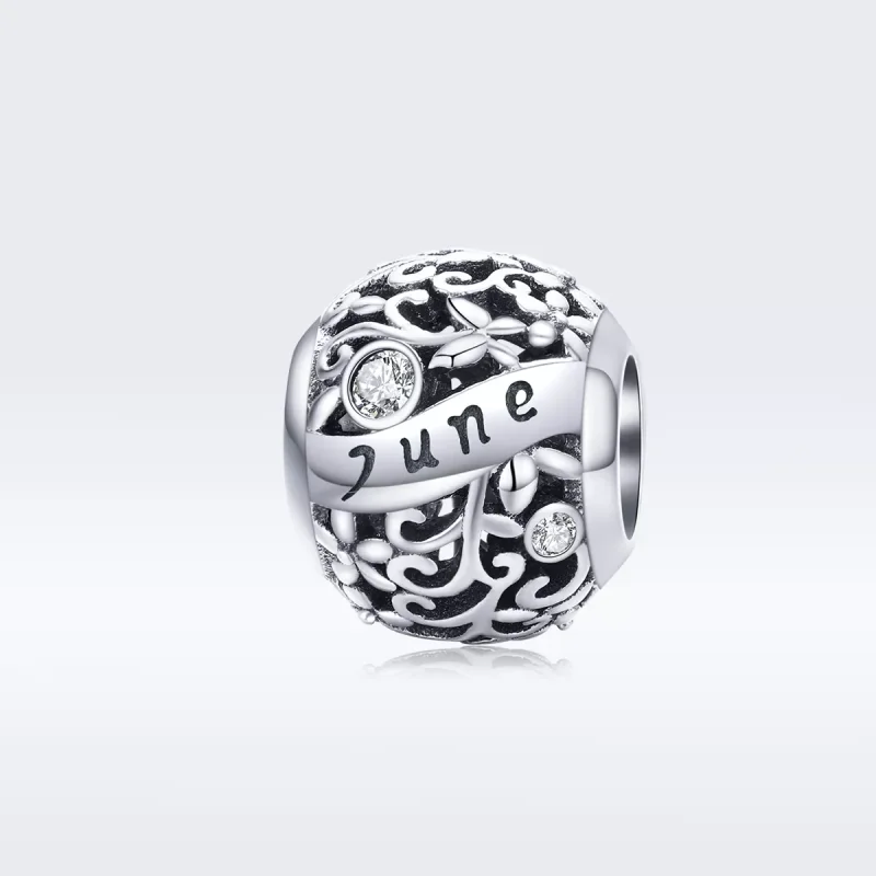 (resim) Pandora tarzı Haziran Doğum Taşı Charm - SCC1385-6 - Görüntüle 5