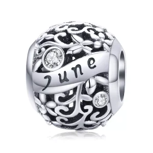 (resim) Pandora tarzı Haziran Doğum Taşı Charm - SCC1385-6
