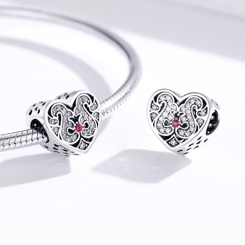 (resim) Pandora tarzı Her zaman kalbimde Charm - SCC1415 - Görüntüle 4