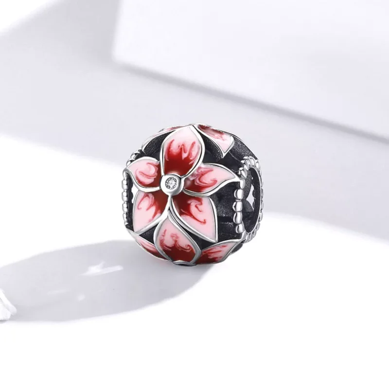(resim) Pandora tarzı çiçek açan çiçek Charm - SCC1707 - Görüntüle 2