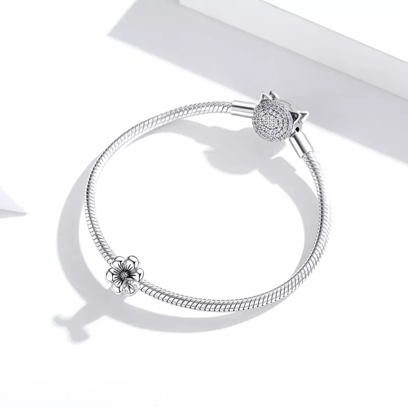(resim) Pandora tarzı çiçek açan çiçek Charm - SCC1722 - Görüntüle 3