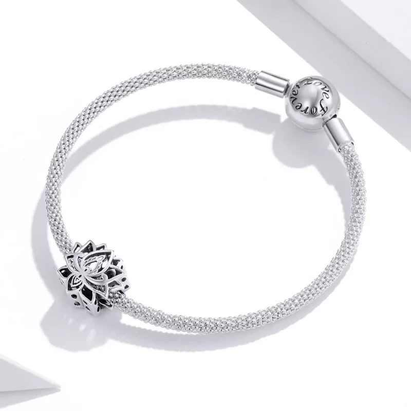 (resim) Pandora tarzı çiçek açan lotus Charm - SCC1724 - Görüntüle 3