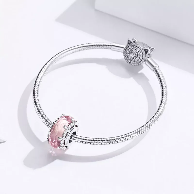 (resim) Pandora tarzı çiçek Charm - SCC1282 - Görüntüle 3