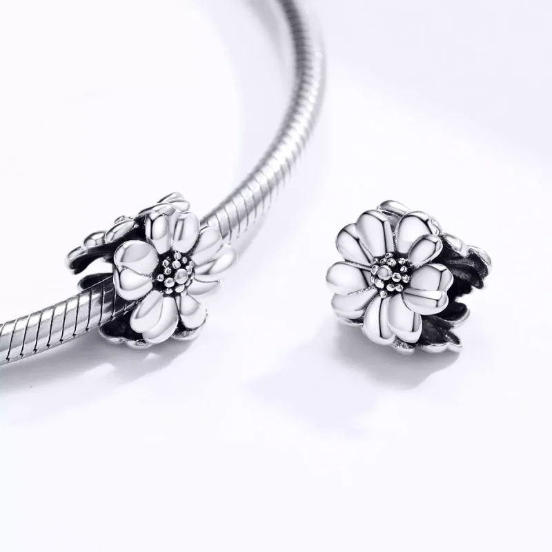 (resim) Pandora tarzı Üç Çiçek Charm - SCC1486 - Görüntüle 4