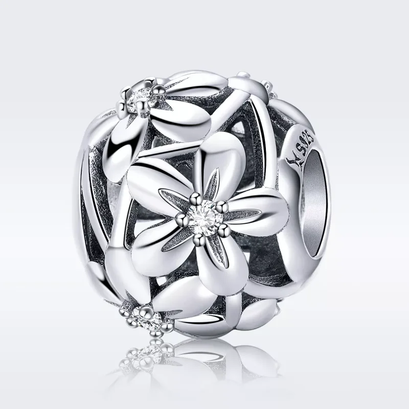 (resim) Pandora tarzı çiçek şekli Charm - SCC729 - Görüntüle 3
