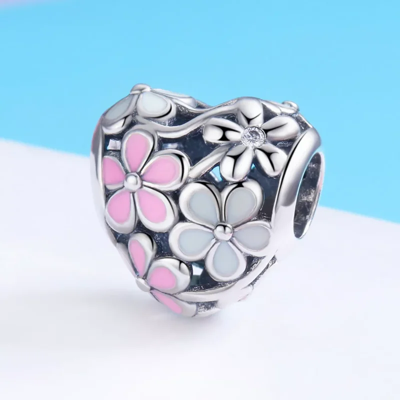 (resim) Pandora tarzı çiçek nimet Charm - SCC761 - Görüntüle 2