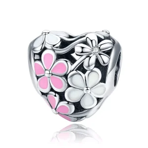 (resim) Pandora tarzı çiçek nimet Charm - SCC761
