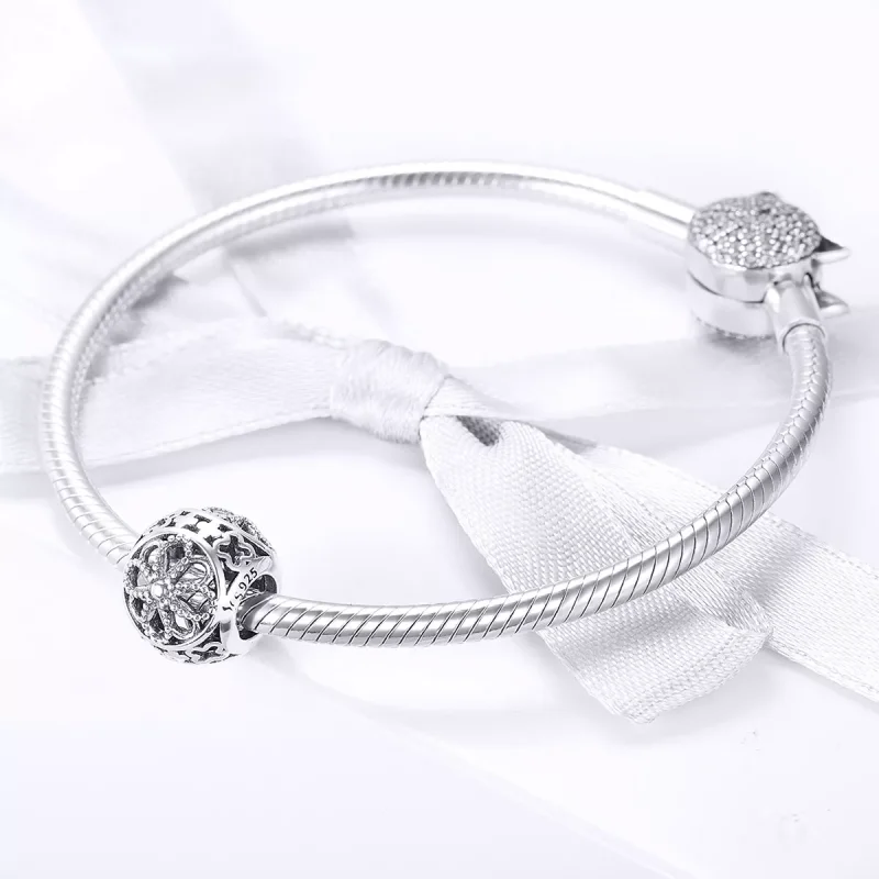 (resim) Pandora tarzı çiçekleri Charm - SCC899 - Görüntüle 3