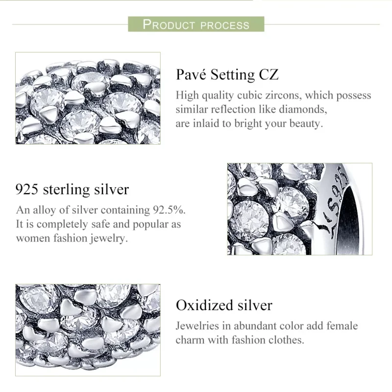 (resim) Pandora tarzı Işık Charm - SCC733 - Görüntüle 7