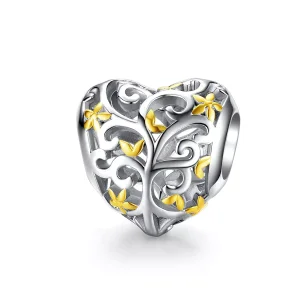 (resim) Pandora tarzı iki renkli Hayat Ağacı Charm - SCC1249