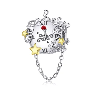 Pandora tarzı iki renkli İki Renkli Sihirli Saat Charm - BSC406 (resim) Pandora tarzı iki renkli İki Renkli Sihirli Saat Charm - BSC406