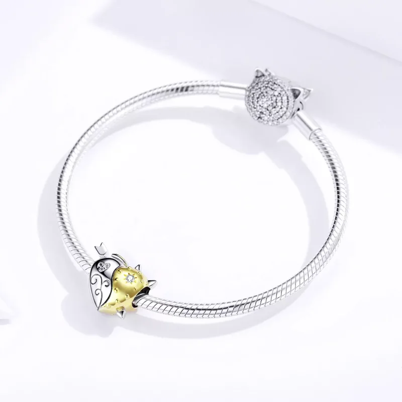 (resim) Pandora tarzı iki renkli Melek şeytan Charm - BSC107 - Görüntüle 3