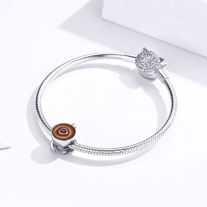 (resim) Pandora tarzı ikindi kahvesi Charm - SCC1286 - Görüntüle 4