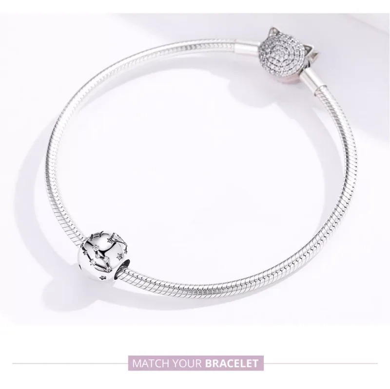 (resim) Pandora tarzı ikizler burcu Charm - SCC1218-3 - Görüntüle 6
