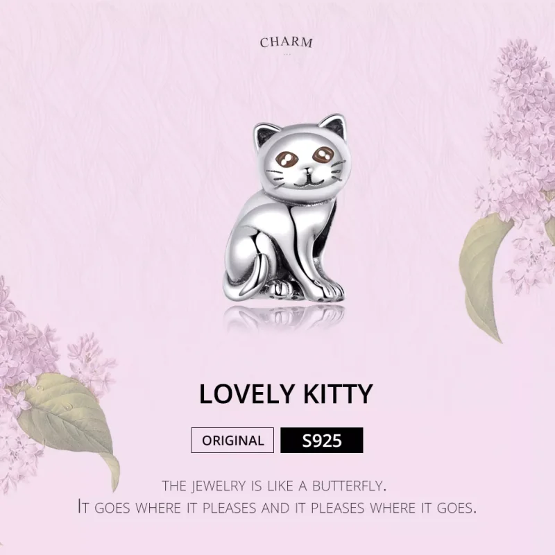 (resim) Pandora tarzı Şirin kedi Charm - SCC1305 - Görüntüle 2