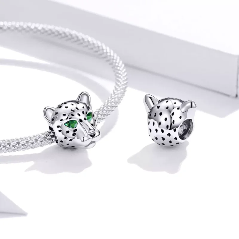 (resim) Pandora tarzı çita kafası Charm - SCC1675 - Görüntüle 4