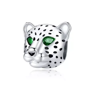 (resim) Pandora tarzı çita kafası Charm - SCC1675