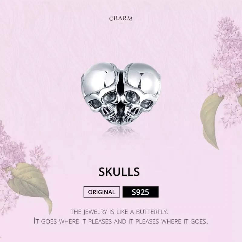 (resim) Pandora tarzı Kafatas -ları Charm - SCC1519 - Görüntüle 6