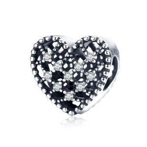 Pandora tarzı Kalbinin sesini dinle Charm - SCC1572 (resim) Pandora tarzı Kalbinin sesini dinle Charm - SCC1572