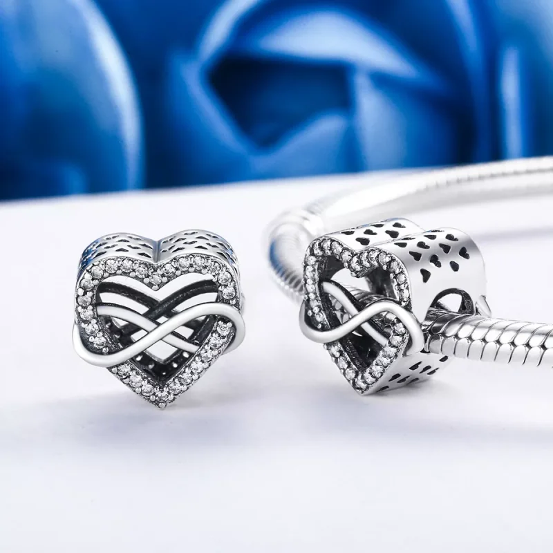 (resim) Pandora tarzı Kalp şekli Charm - SCC432 - Görüntüle 5