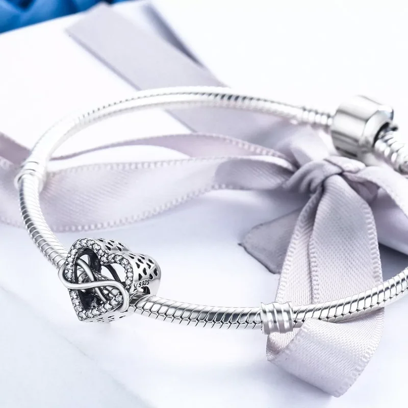 (resim) Pandora tarzı Kalp şekli Charm - SCC432 - Görüntüle 6