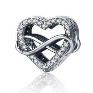 (resim) Pandora tarzı Kalp şekli Charm - SCC432
