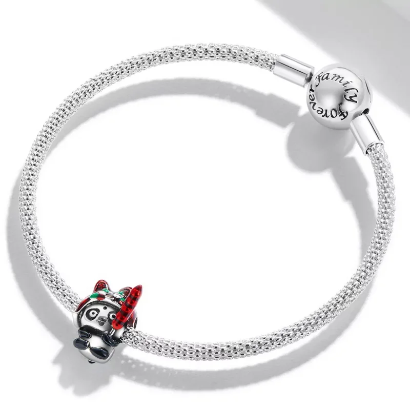 (resim) Pandora tarzı Kaplan Şapkalı Panda Charm - SCC2105 - Görüntüle 3
