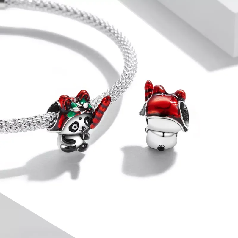 (resim) Pandora tarzı Kaplan Şapkalı Panda Charm - SCC2105 - Görüntüle 4