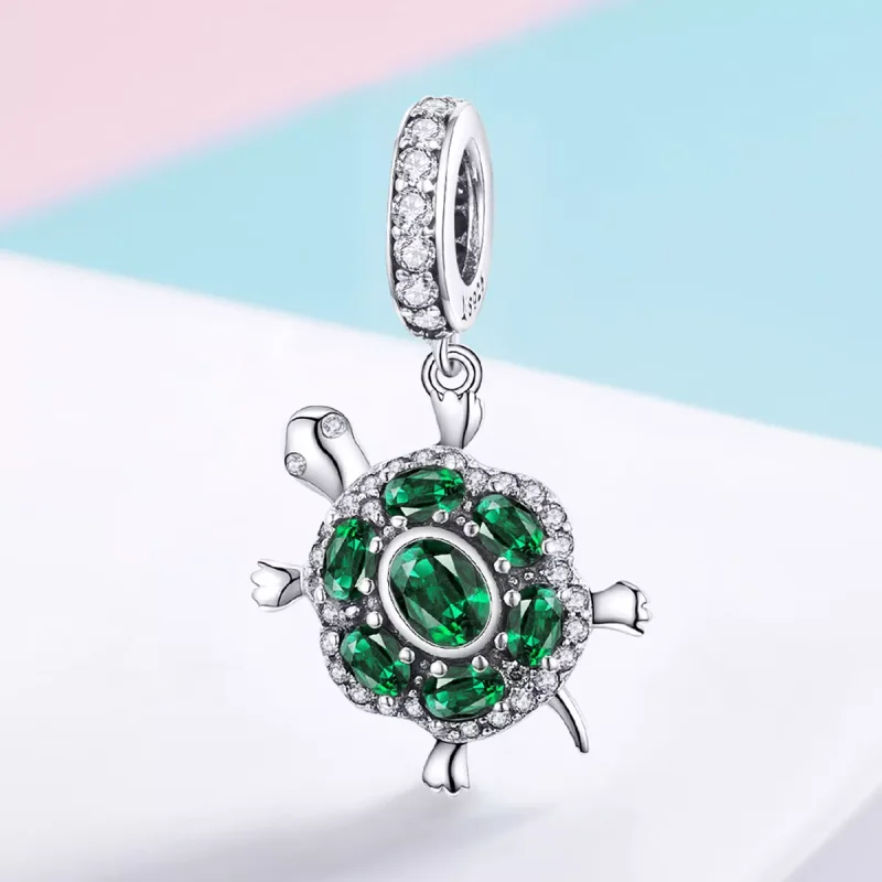 (resim) Pandora tarzı Kaplumbağa Sallantılı Charm - SCC1017 - Görüntüle 2