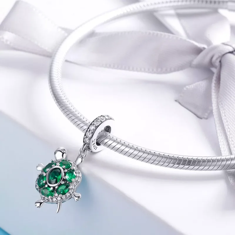 (resim) Pandora tarzı Kaplumbağa Sallantılı Charm - SCC1017 - Görüntüle 3