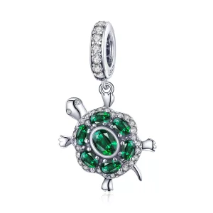 (resim) Pandora tarzı Kaplumbağa Sallantılı Charm - SCC1017