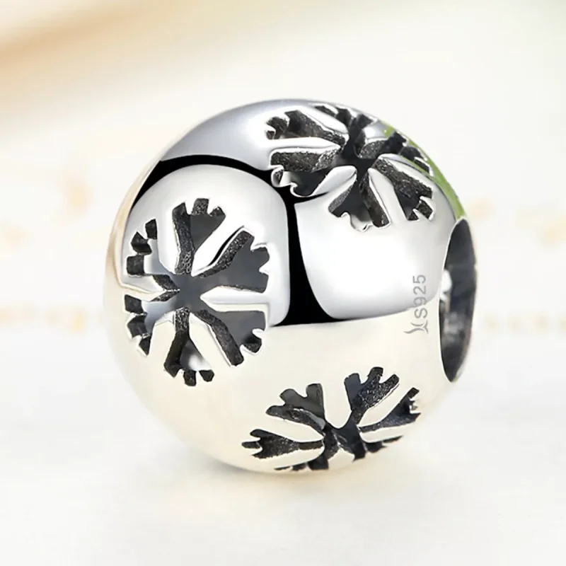 (resim) Pandora tarzı Kar tanesi Charm - SCC070 - Görüntüle 3